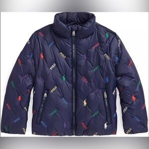 Ralph Lauren POLO Toddler Logo Downs Jacket - NEW